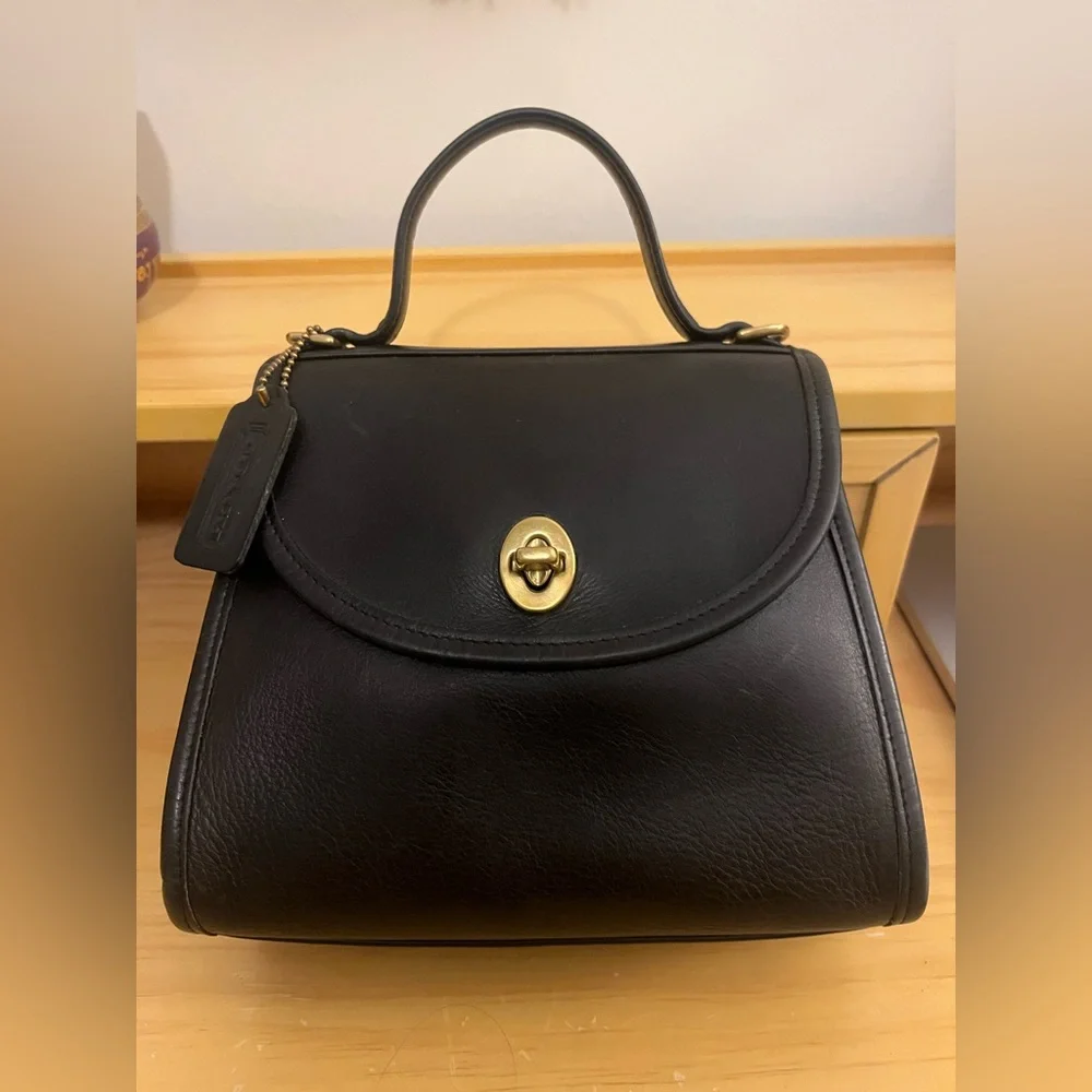 Vintage coach Regina black - Picture 2 of 12